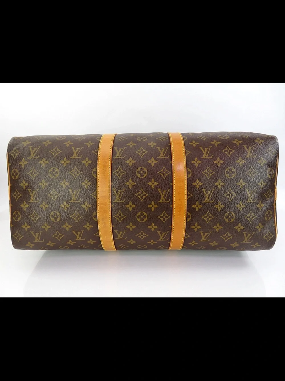 Louis Vuitton Monogram Canvas Travel Duffel in Brown and Tan